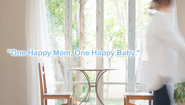 "One Happy Mom, One Happy Baby."
