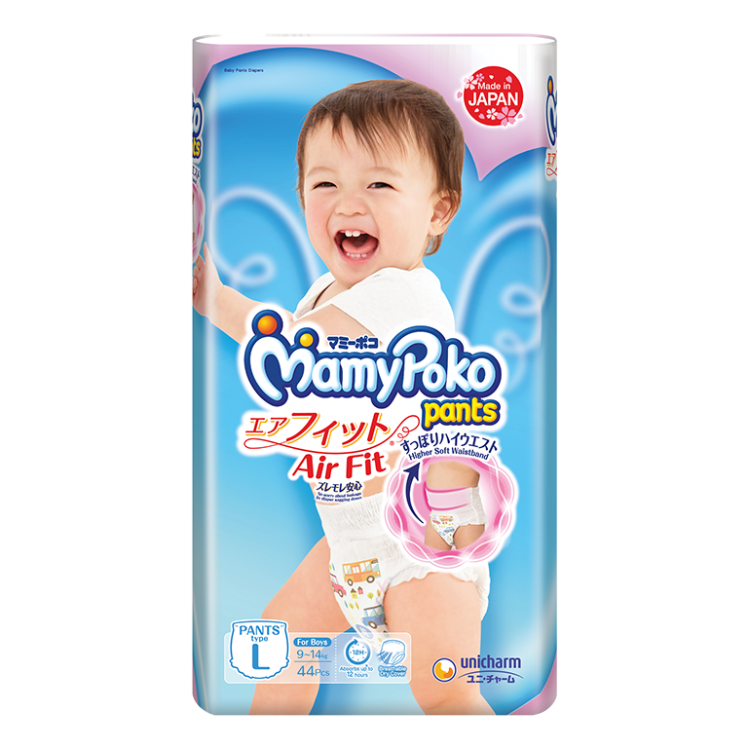 MamyPoko Pants Air Fit Diaper / L / Boy